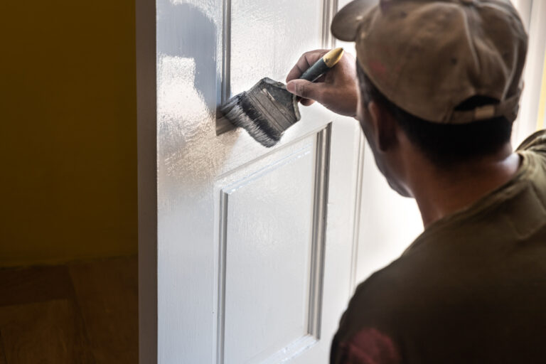 how to paint a front door